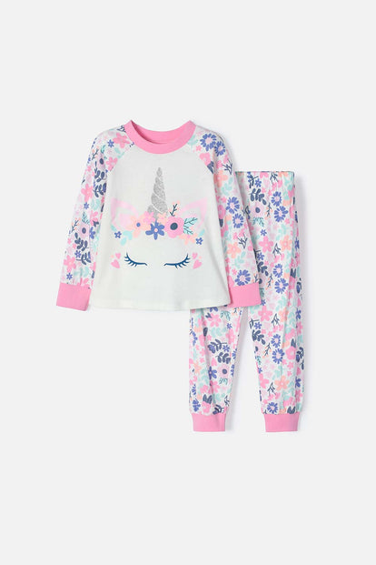 PIJAMA LITTLEMIC CON PANTALÓN LARGO PARA NIÑA 2T A 5T