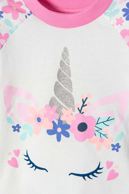 PIJAMA LITTLEMIC CON PANTALÓN LARGO PARA NIÑA 2T A 5T