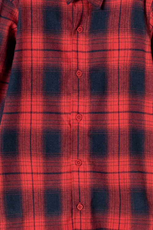 CAMISA DE MIC MANGA LARGA ROJA/AZUL PARA NIÑO