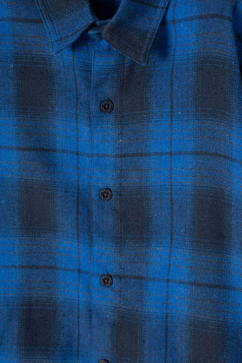 CAMISA DE MIC MANGA LARGA AZUL PARA NIÑO