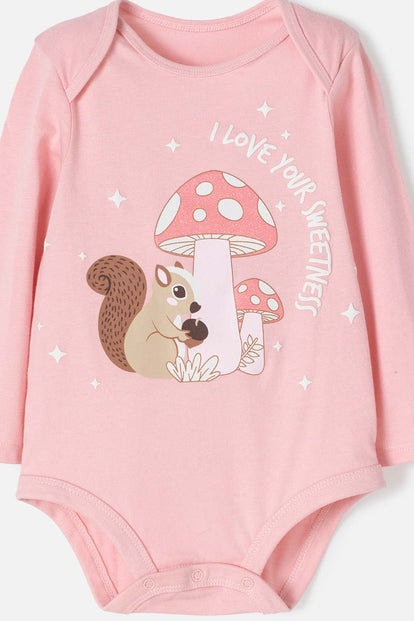 CONJUNTO DE LITTLEMIC CON BODY MULTICOLOR PARA BEBÉ NIÑA