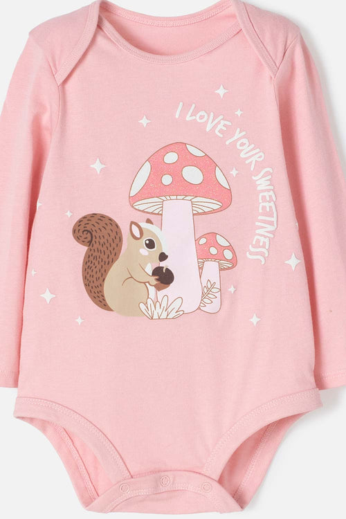 CONJUNTO DE LITTLEMIC CON BODY MULTICOLOR PARA BEBÉ NIÑA