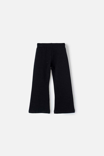 JOGGER DE LITTLEMIC CON CORDÓN NEGRO PARA NIÑA 2T A 5T