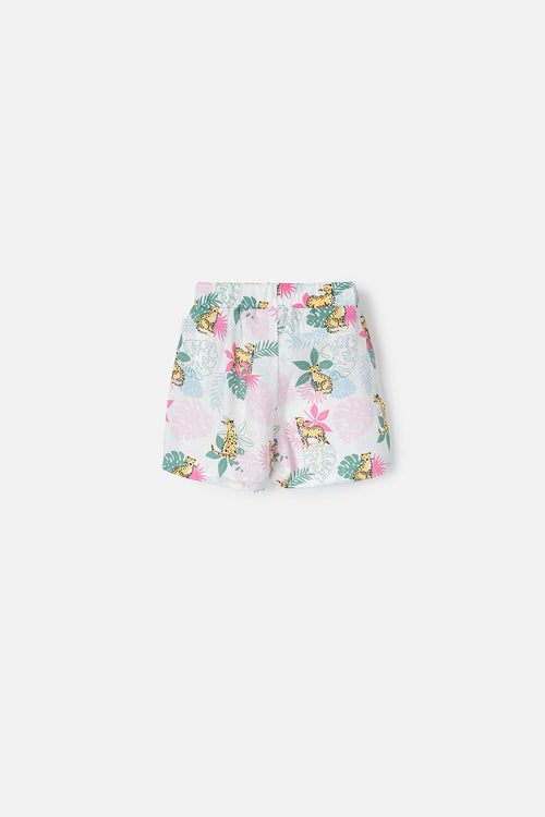 SHORT DE LITTLEMIC CORTO MULTICOLOR PARA NIÑA 2T A 5T