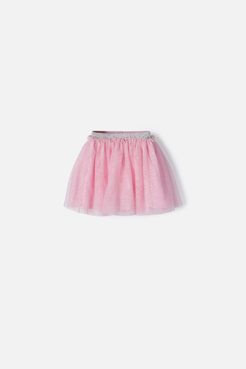 FALDA DE LITTLEMIC CORTA ROSADA PARA NIÑA 2T A 5T