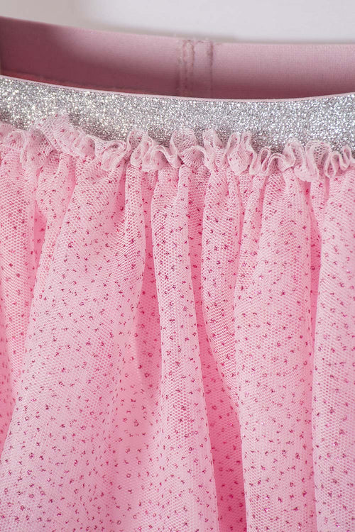 FALDA DE LITTLEMIC CORTA ROSADA PARA NIÑA 2T A 5T