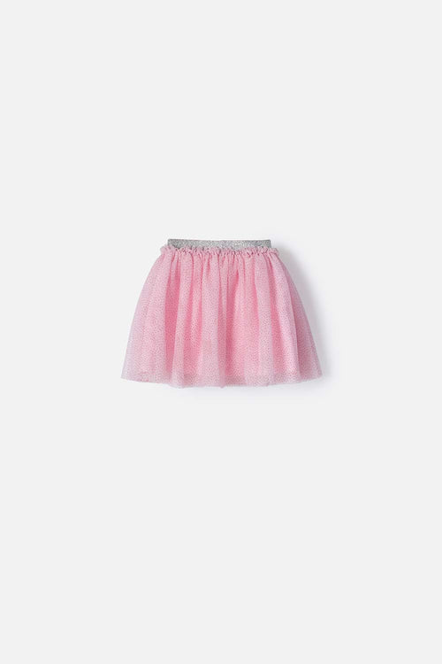 FALDA DE LITTLEMIC CORTA ROSADA PARA NIÑA 2T A 5T