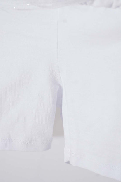 FALDA LITTLEMIC TIPO TUTÚ BLANCO PARA NIÑA 2T A 5T