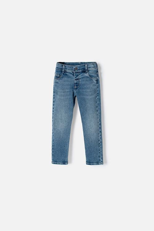 JEAN DE LITTLEMIC AZUL OSCURO PARA NIÑO 2T A 5T