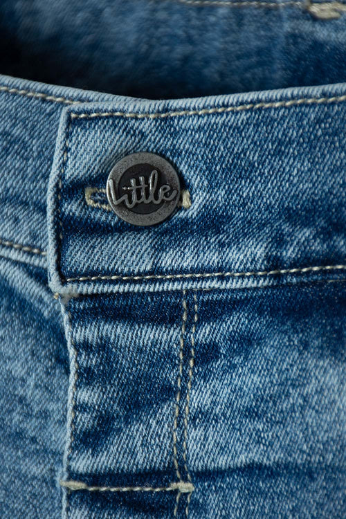 JEAN DE LITTLEMIC AZUL OSCURO PARA NIÑO 2T A 5T