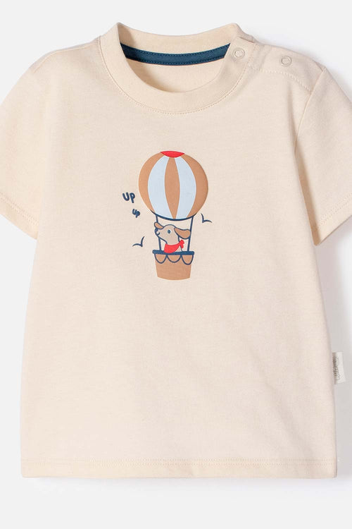 CONJUNTO LITTLEMIC CAFÉ Y TAUPE DE PANTALÓN LARGO PARA BEBÉ NIÑO