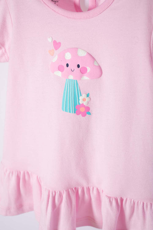 CONJUNTO LITTLEMIC MULTICOLOR DE PANTALÓN LARGO PARA BEBÉ NIÑA