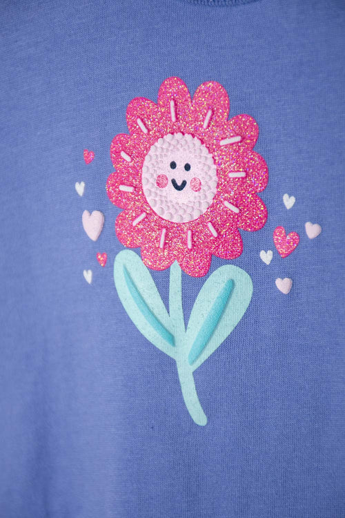 CONJUNTO LITTLEMIC MULTICOLOR ESTAMPADO EN FRENTE PARA BEBÉ NIÑA