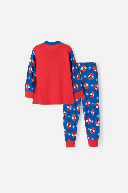 PIJAMA SPIDEY AND HIS AMAZING FRIENDS ROJO Y AZUL PARA NIÑO 2T A 5T