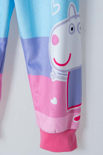PIJAMA PEPPA PIG DE PANTALÓN MULTICOLOR PARA NIÑA 2T A 5T