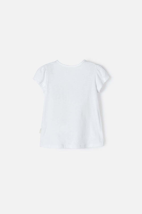 CAMISETA DE PEPPA PIG MANGA CORTA BLANCO PARA NIÑA 2T A 5T