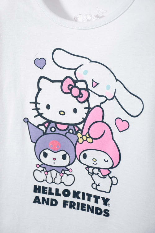 CONJUNTO DE HELLO KITTY AND FRIENDS MULTICOLOR PARA NIÑA 2T A 5T
