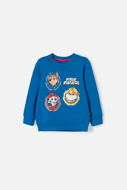 BUZO DE PAW PATROL CERRADO AZUL PARA NIÑO 2T A 6T