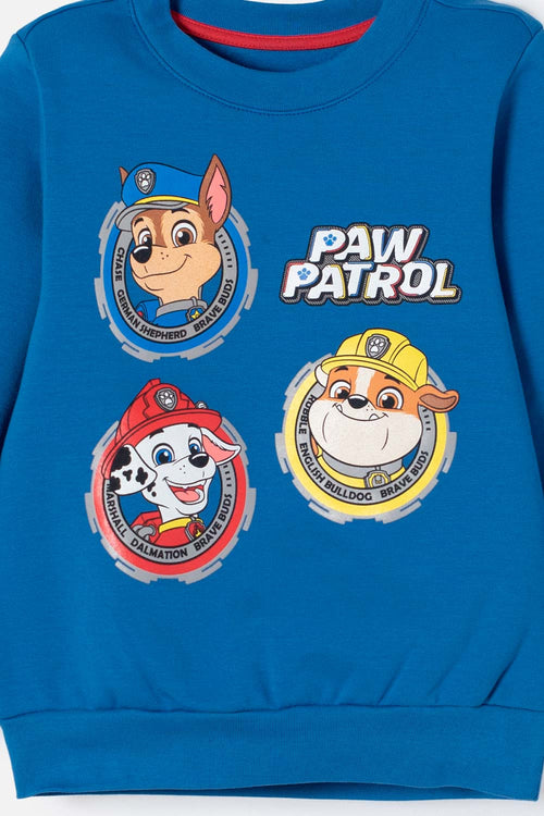 BUZO DE PAW PATROL CERRADO AZUL PARA NIÑO 2T A 6T