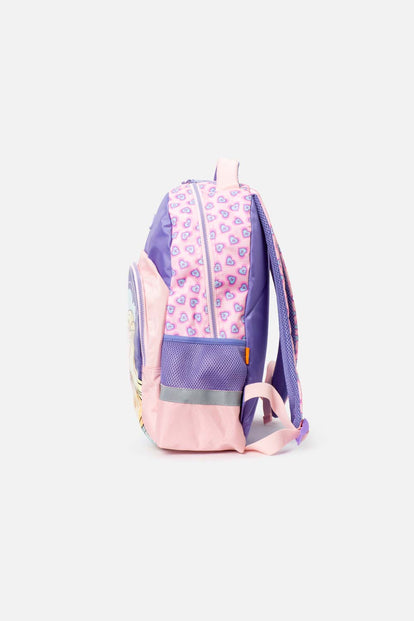 MOCHILA DE BARBIE VIOLETA Y ROSADO PARA NIÑA