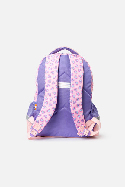 MOCHILA DE BARBIE VIOLETA Y ROSADO PARA NIÑA