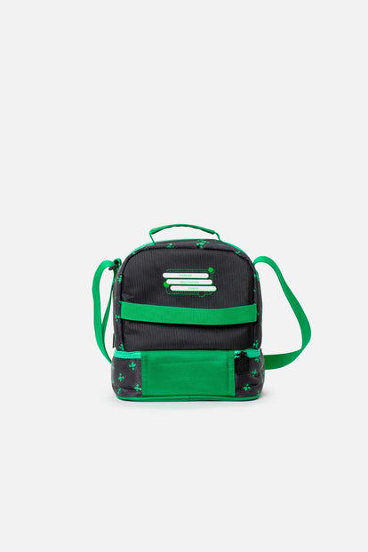 LONCHERA DE MINECRAFT VERDE PARA NIÑO