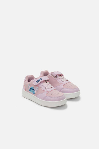 TENIS DE STITCH ROSADO PARA NIÑA