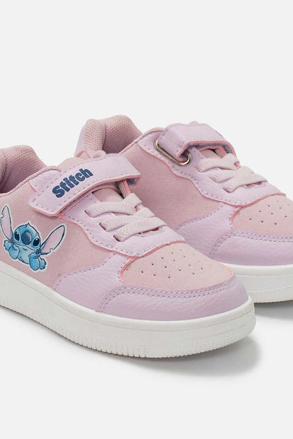 TENIS DE STITCH ROSADO PARA NIÑA