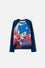 CAMISETA DE BAÑO SONIC MANGA LARGA AZUL Y ROJO PARA NIÑO