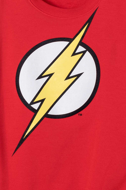 BUZO DE FLASH CERRADO ROJO PARA NIÑO
