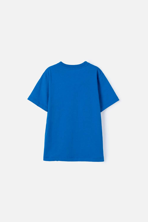 CAMISETA DE AMONG US MANGA CORTA AZUL PARA NIÑO