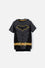 CAMISETA DE BATMAN MANGA CORTA CON CAPA REMOVIBLE