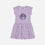 VESTIDO DE FROZEN MANGA SISA MORADO PARA NIÑA
