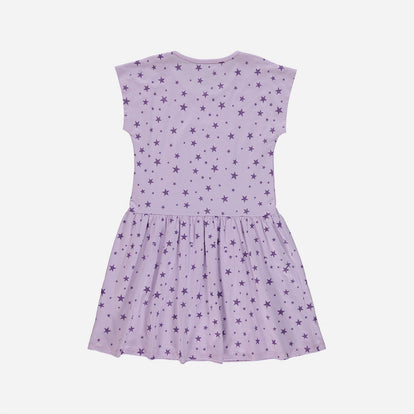 VESTIDO DE FROZEN MANGA SISA MORADO PARA NIÑA