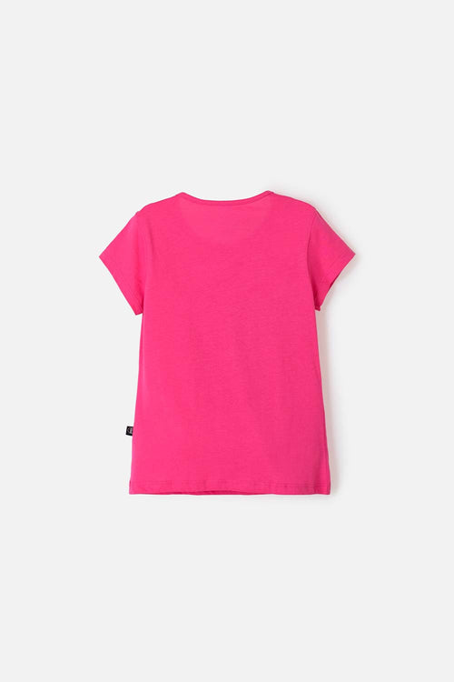 Card slide image -  CAMISETA DE MINNIE MOUSE FUCSIA CON DETALLES BRILLANTES PARA NIÑA