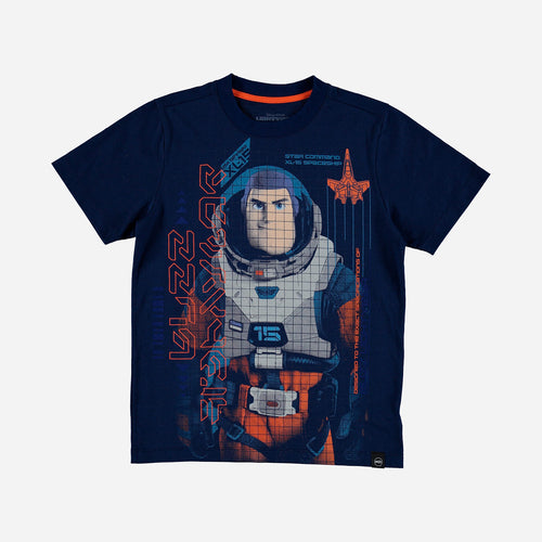 CAMISETA DE BUZZ LIGHTYEAR MANGA CORTA  PARA NIÑO