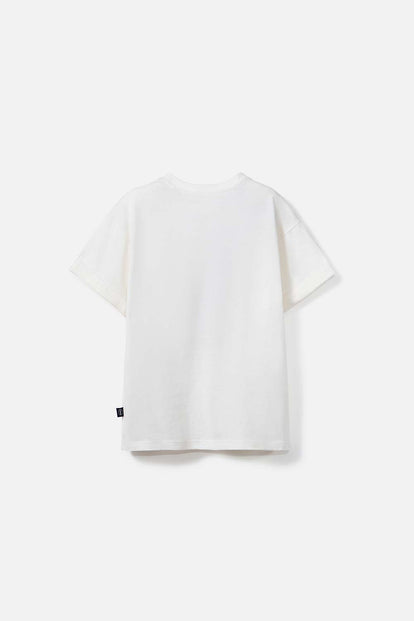 CAMISETA DE AMONG US MANGA CORTA MARFIL PARA TEEN NIÑA