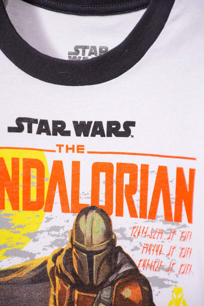 PIJAMA DE STAR WARS CON PANTALÓN LARGO NARANJA PARA NIÑO