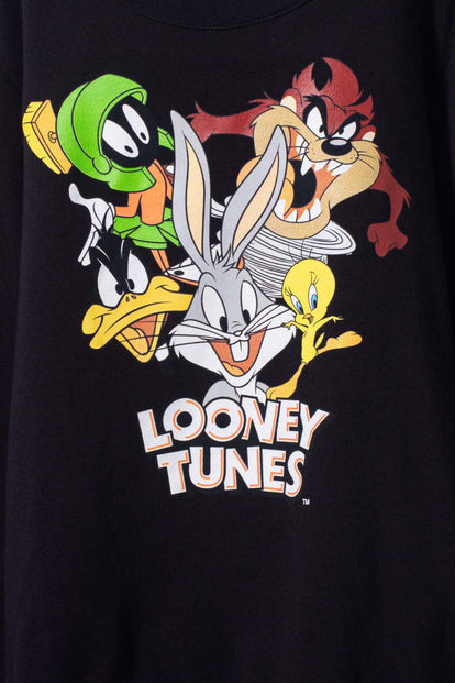 BUZO DE LOONEY TUNES CERRADO NEGRO PARA NIÑO