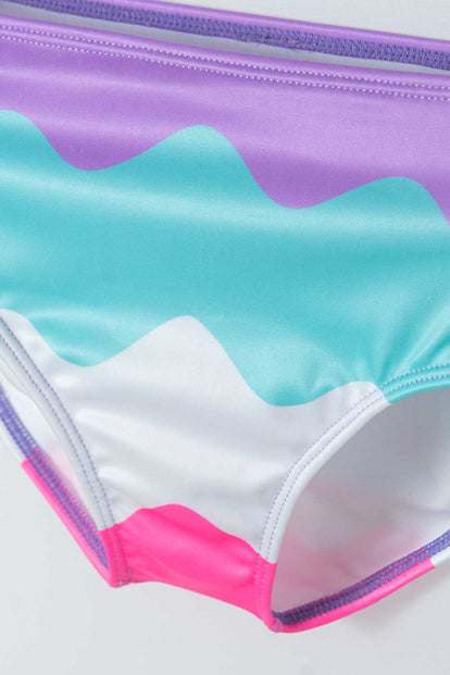 CONJUNTO DE BAÑO DE BARBIE MULTICOLOR PARA NIÑA