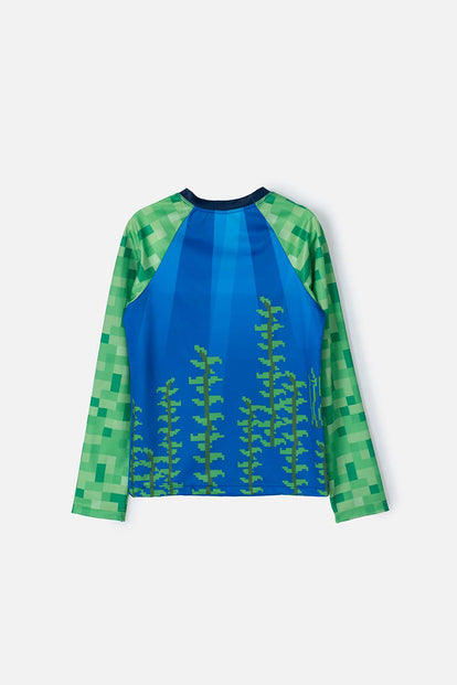 Camiseta manga larga verde niño best sale