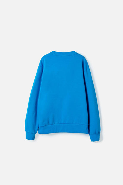 BUZO DE LOS SIMPSONS CERRADO AZUL PARA NIÑO