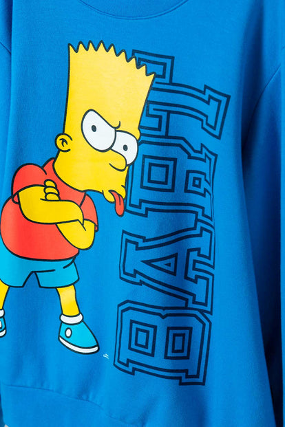 BUZO DE LOS SIMPSONS CERRADO AZUL PARA NIÑO