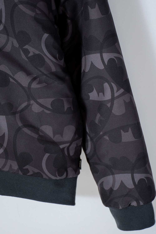CHAQUETA DE BATMAN CON CIERRE Y CHOMPA GRIS PARA NIÑO