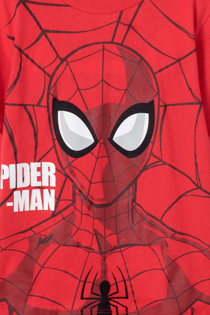 PIJAMA DE SPIDER-MAN CON PANTALÓN LARGO ROJO PARA NIÑO