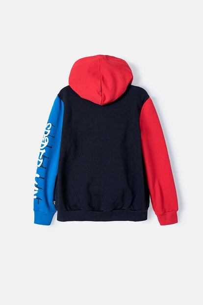 BUZO DE SPIDER-MAN ABIERTO MULTICOLOR PARA NIÑO