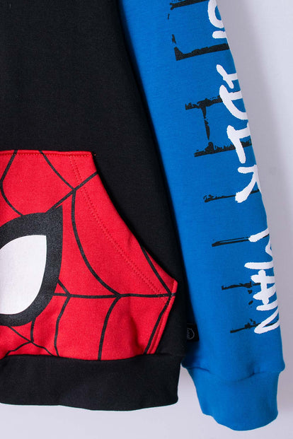 BUZO DE SPIDER-MAN ABIERTO MULTICOLOR PARA NIÑO