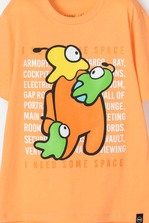 Card slide image -  CAMISETA DE AMONG US MANGA CORTA PARA TEENS NIÑO