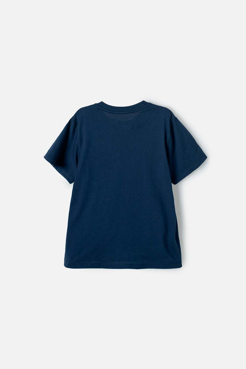 CAMISETA PLAYSTATION  MANGA CORTA AZUL PARA NIÑO