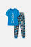 PIJAMA DE PLAY STATION DE PANTALÓN LARGO AZUL PARA NIÑO